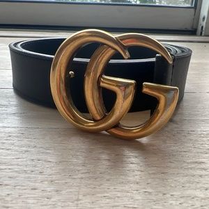 Gucci Wide Leather Belt (size 95)